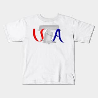 USA LIBERTY BELL Kids T-Shirt